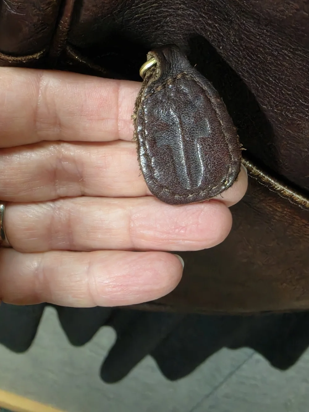 Frye Vintage Brown Leather Laptop Satchel